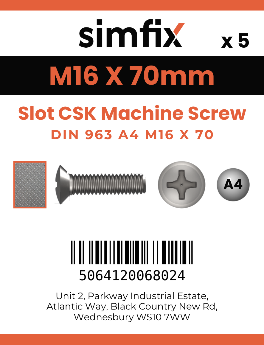 Simfix product label - 963A416070-D