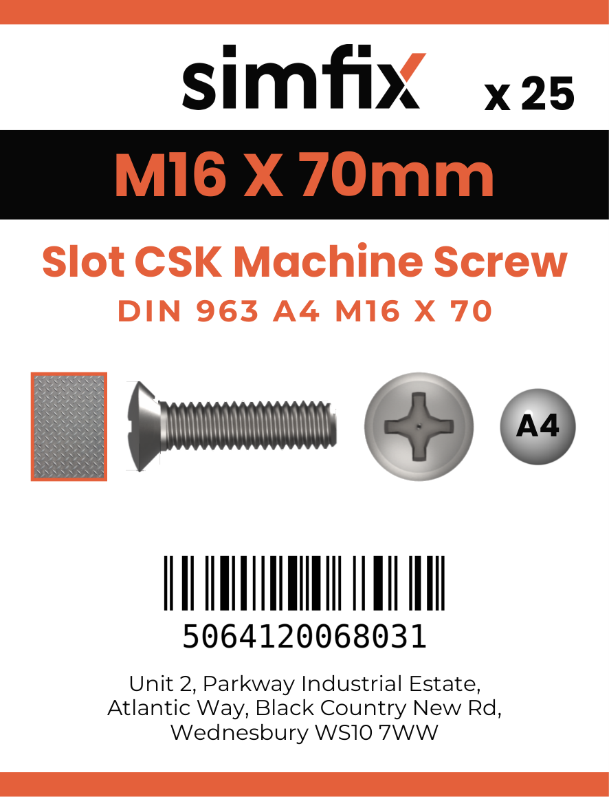 Simfix product label - 963A416070-T