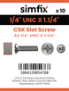 Simfix product label - 963UA214032-D