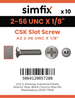 Simfix product label - 963UA2256003-D