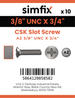 Simfix product label - 963UA238019-D