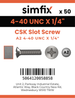 Simfix product label - 963UA2440006-T