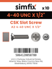 Simfix product label - 963UA2440013-D