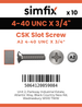 Simfix product label - 963UA2440019-D