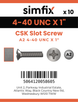Simfix product label - 963UA2440025-D