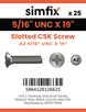 Simfix product label - 963UA2516019-D