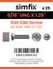 Simfix product label - 963UA2516032-D