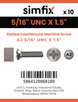 Simfix product label - 963UA2516038-D