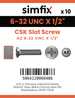 Simfix product label - 963UA2632013-D