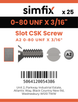 Simfix product label - 963UFA2080005-D