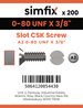 Simfix product label - 963UFA2080010-T