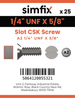 Simfix product label - 963UFA214016-D