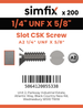 Simfix product label - 963UFA214016-T
