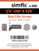 Simfix product label - 963UFA214016-T
