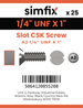 Simfix product label - 963UFA214025-D