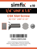 Simfix product label - 963UFA214038-D