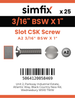 Simfix product label - 963WA2316025-D