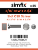 Simfix product label - 963WA2316057-D