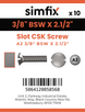 Simfix product label - 963WA238064-D