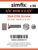Simfix product label - 963WA238064-T