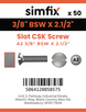 Simfix product label - 963WA238064-T