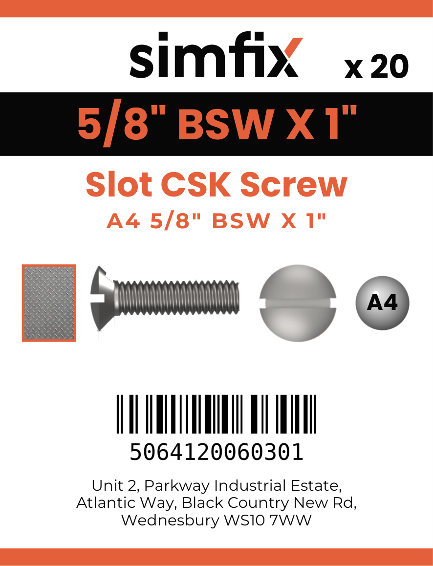Simfix product label - 963WA458025-D