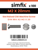 Simfix product label - 964A202020-T