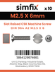 Simfix product label - 964A2025006-D