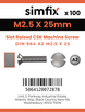 Simfix product label - 964A2025025-T