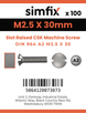 Simfix product label - 964A2025030-T