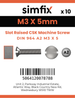 Simfix product label - 964A203005-D