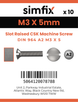 Simfix product label - 964A203005-D
