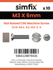 Simfix product label - 964A203006-D
