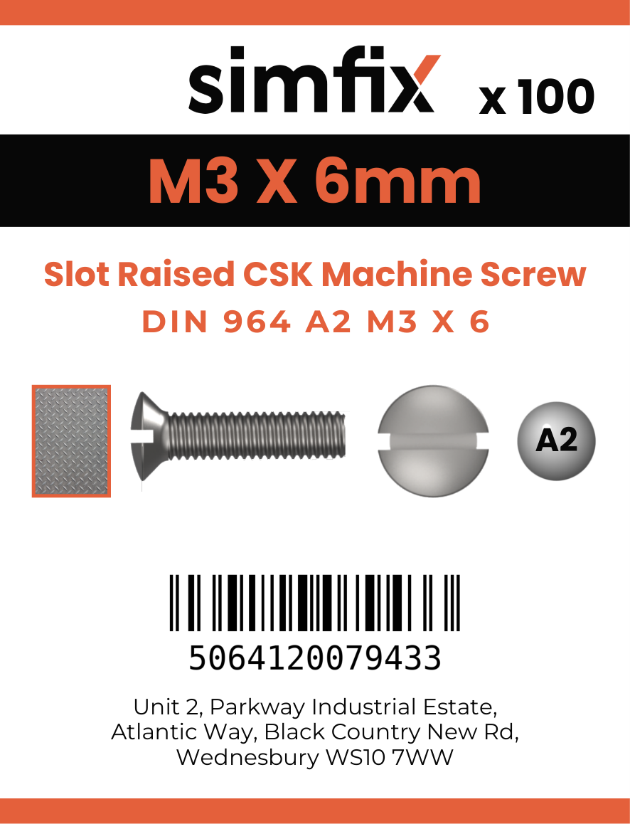 Simfix product label - 964A203006-T