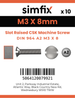 Simfix product label - 964A203008-D