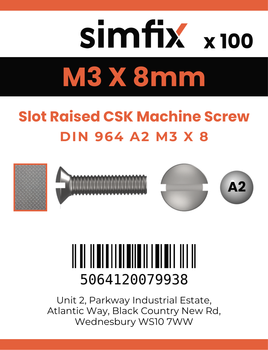 Simfix product label - 964A203008-T