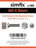 Simfix product label - 964A203008-T