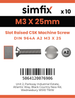 Simfix product label - 964A203025-D