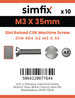 Simfix product label - 964A203035-D
