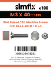 Simfix product label - 964A203040-T