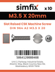 Simfix product label - 964A2035020-D