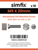Simfix product label - 964A205020-D