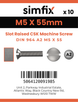 Simfix product label - 964A205055-D