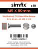 Simfix product label - 964A205080-D