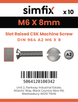 Simfix product label - 964A206008-D