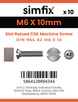 Simfix product label - 964A206010-D