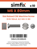 Simfix product label - 964A206080-D