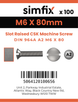 Simfix product label - 964A206080-T