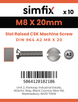 Simfix product label - 964A208020-D