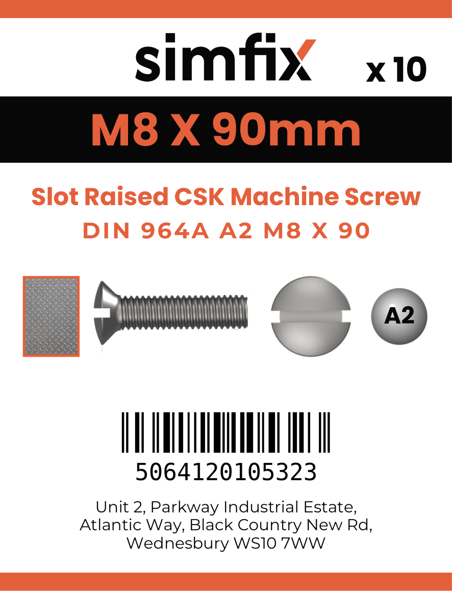Simfix product label - 964A208090-D